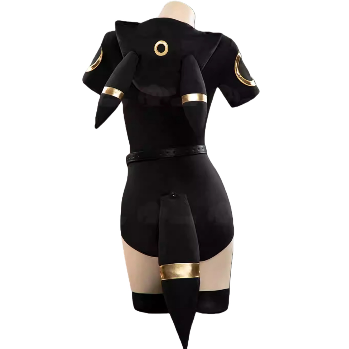 Оригинальный фанарт-костюм Умбреона в стиле косухи | Облегающий комбинезон с мягкими лапами