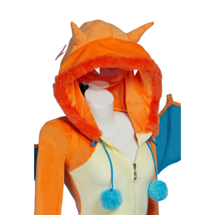Уютный плюшевый косплей-костюм Чармандера в стиле фанарт для дома