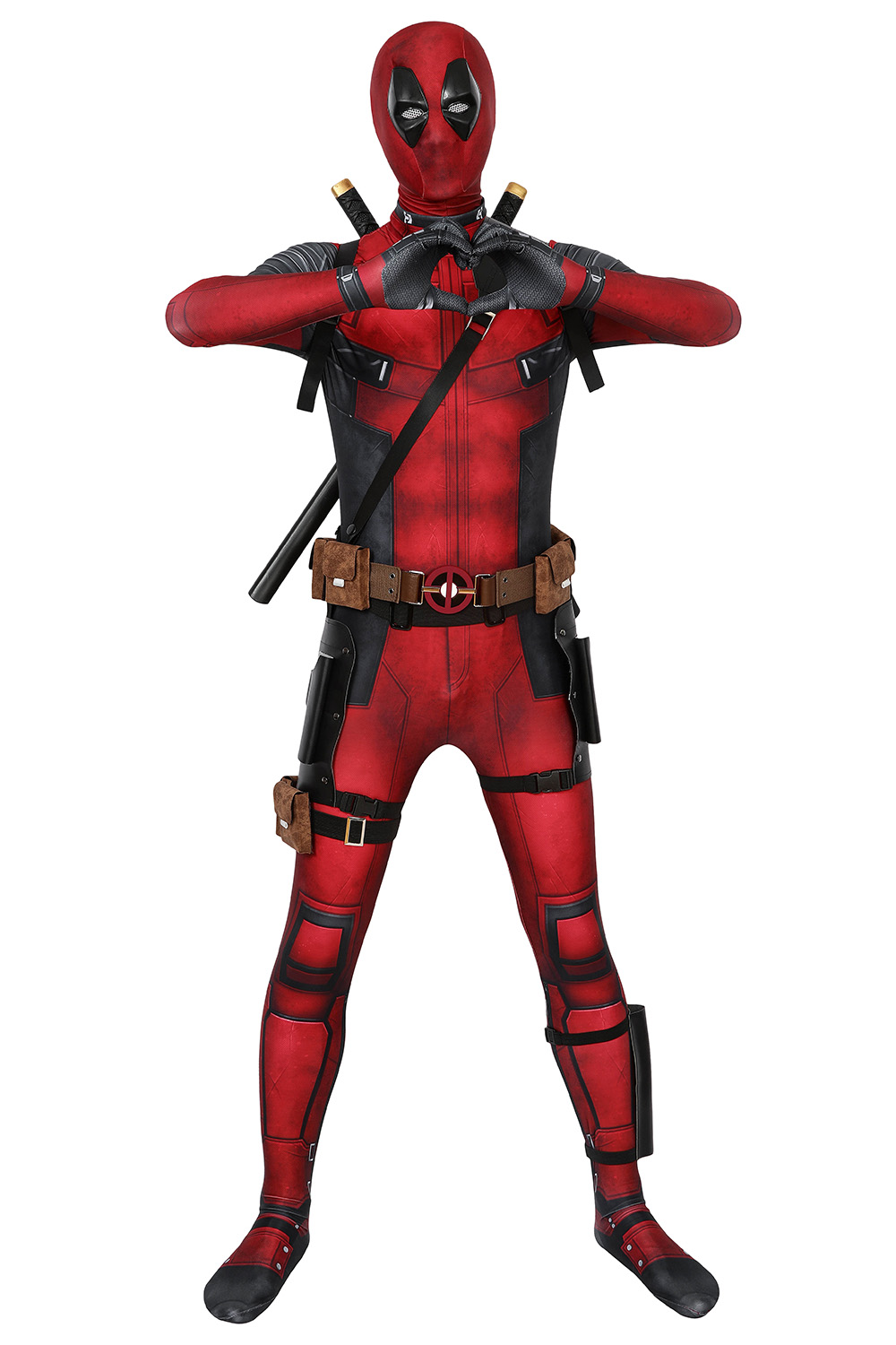 Косплей-костюм Дэдпула (Уэйда Уилсона) с полным набором аксессуаров