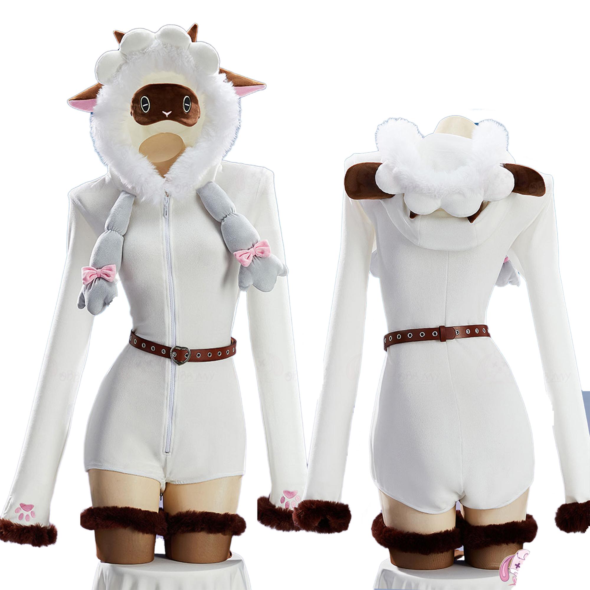 Милый мягкий домашний комбинезон для косплея Вулу для девушек