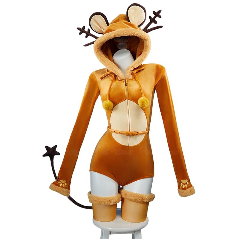 Мягкий домашний комбинезон для косплея Дедене