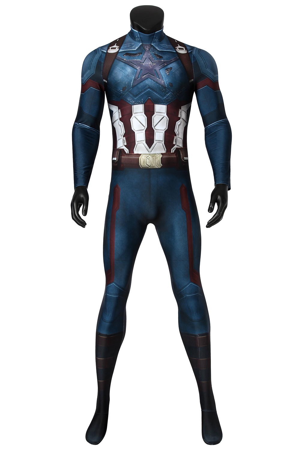 Костюм Капитана Америка (Стив Роджерс) для косплея с принтом, аналог из фильма 