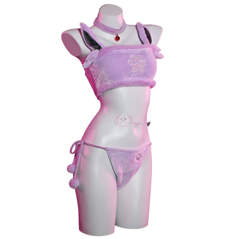 Мягкий раздельный пижамный костюм для косплея Эспеон для девушек