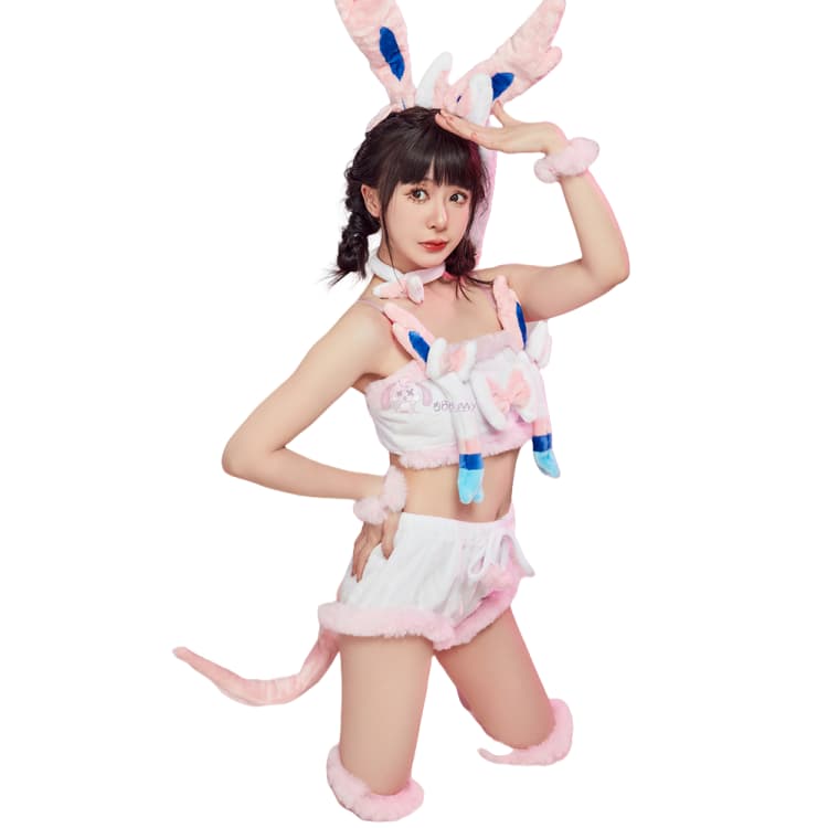 Мягкий раздельный пижамный костюм для косплея Нифеон для девушек