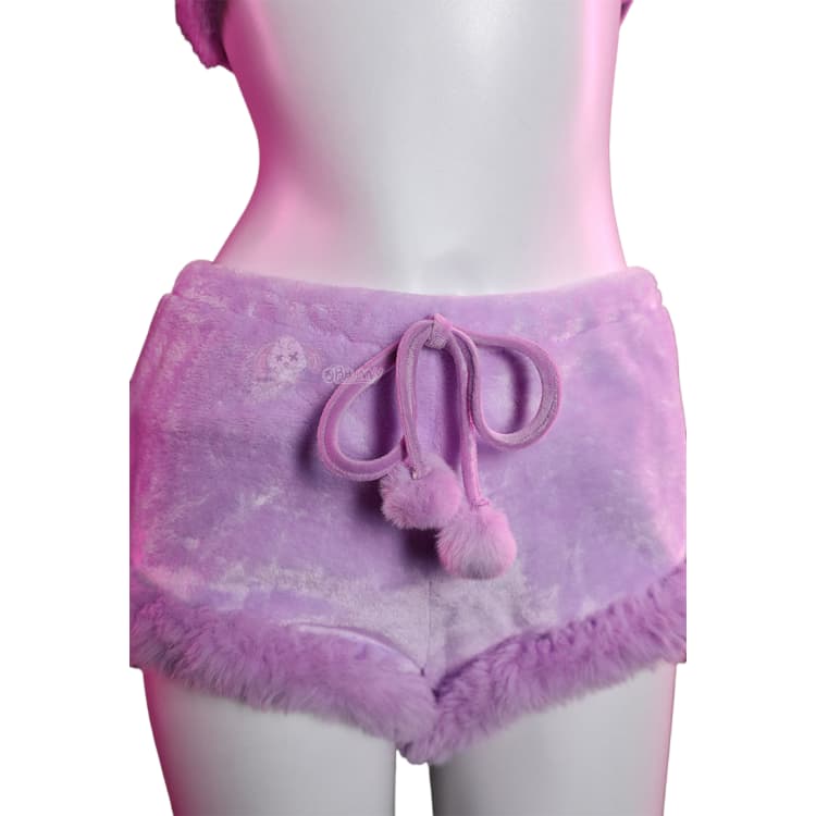 Мягкий раздельный пижамный костюм для косплея Эспеон для девушек