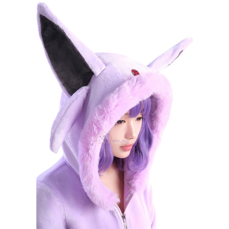 Мягкий домашний костюм-пижама для девушек в стиле косплей: Эспеон