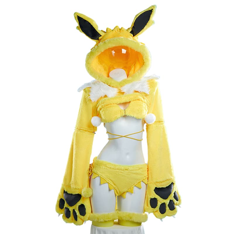 Мягкий костюм для косплея Джолтеон с большими лапами