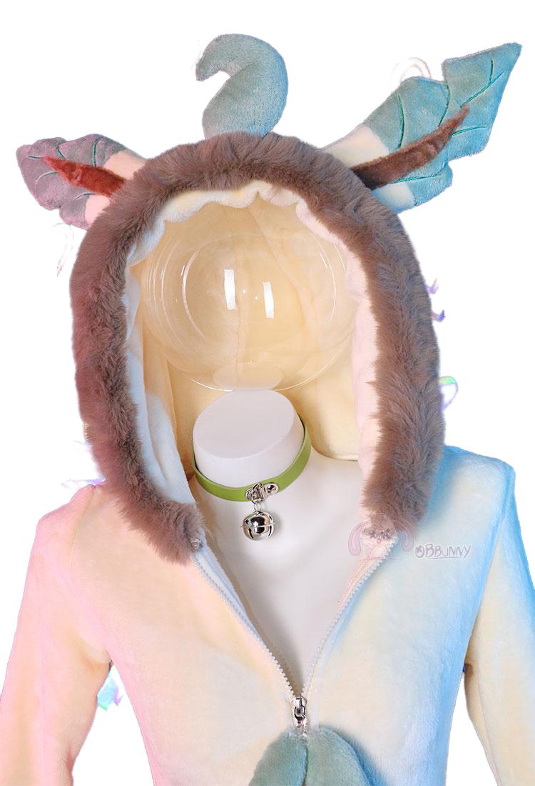 Мягкий милый комбинезон для косплея Лифеон для девушек