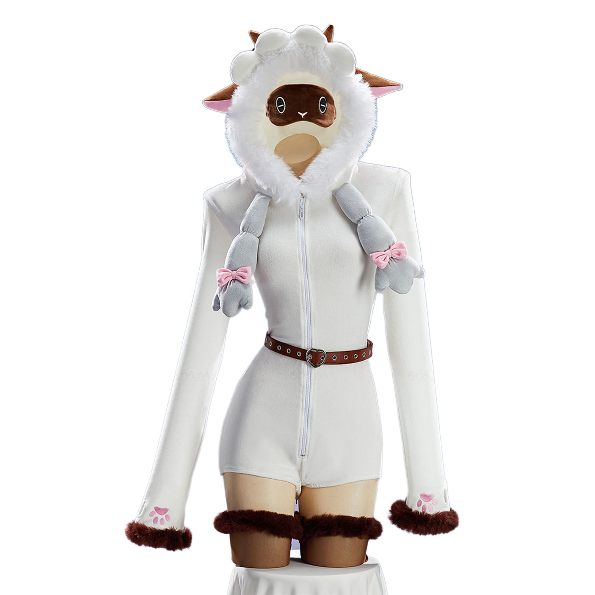 Милый мягкий домашний комбинезон для косплея Вулу для девушек