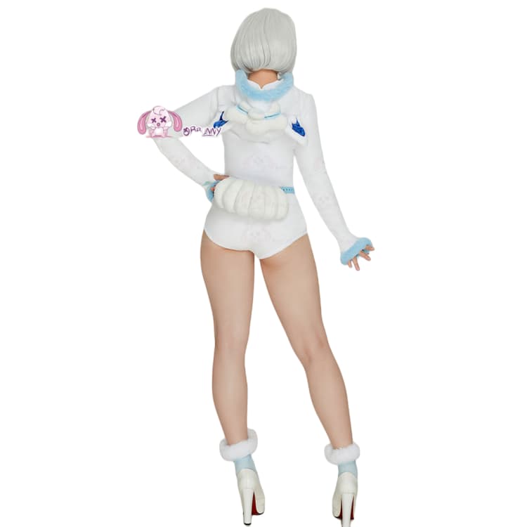 Мягкий белый комбинезон для косплея Аланина Вула для девушек