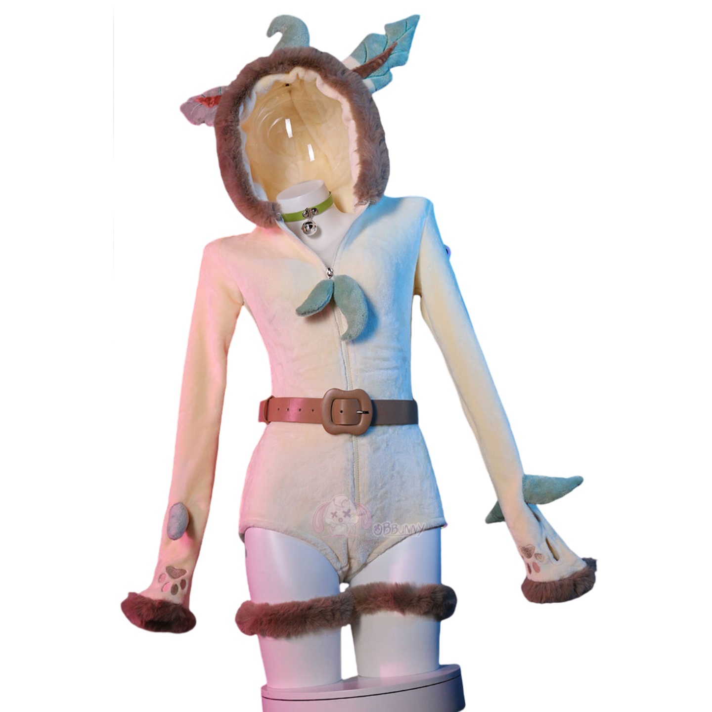 Мягкий милый комбинезон для косплея Лифеон для девушек