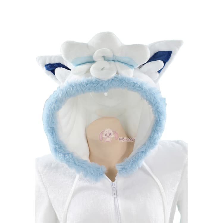 Мягкий белый комбинезон для косплея Аланина Вула для девушек