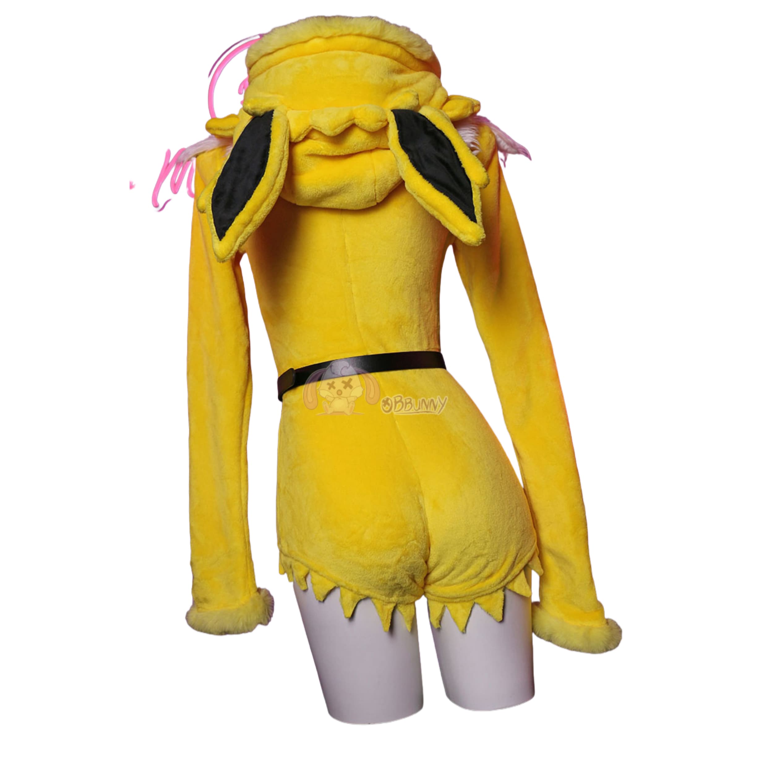 Мягкий желтый комбинезон для косплея Джолтеон для девушек