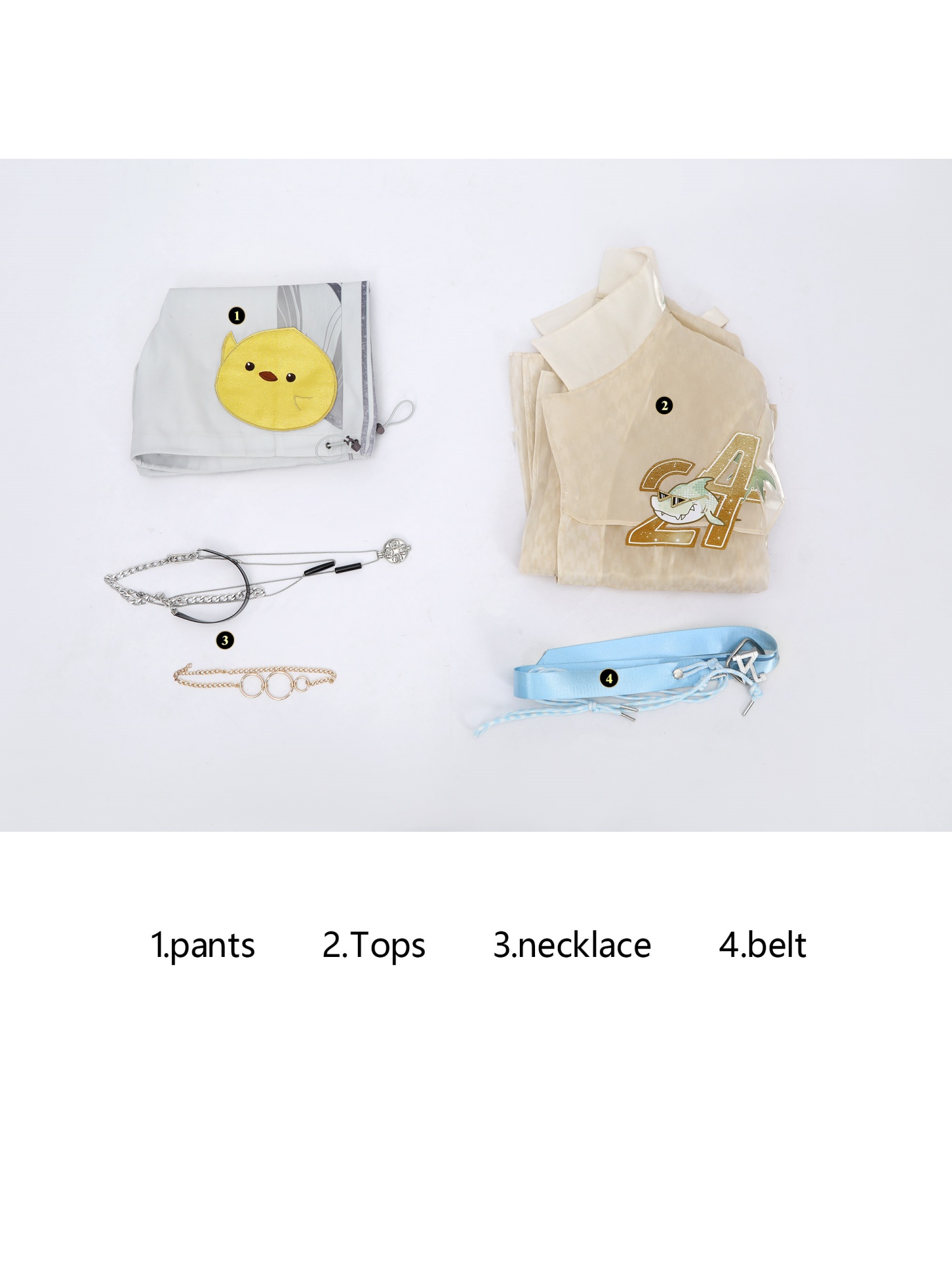 Пляжный костюм для косплея Чжан Цилина из игры «Naraka: Bladepoint»