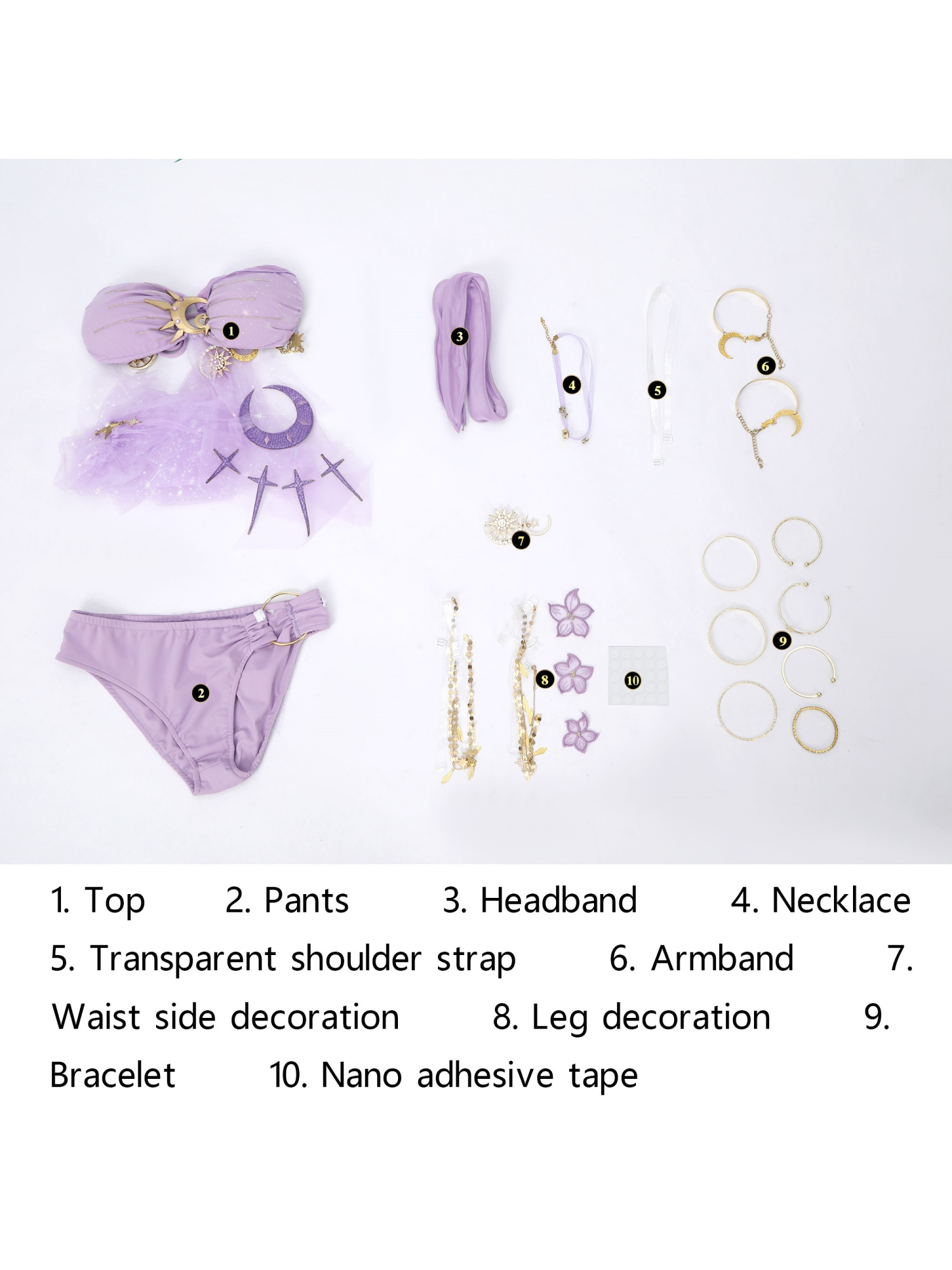 Пляжный костюм для косплея Си Лы из игры «Naraka: Bladepoint»