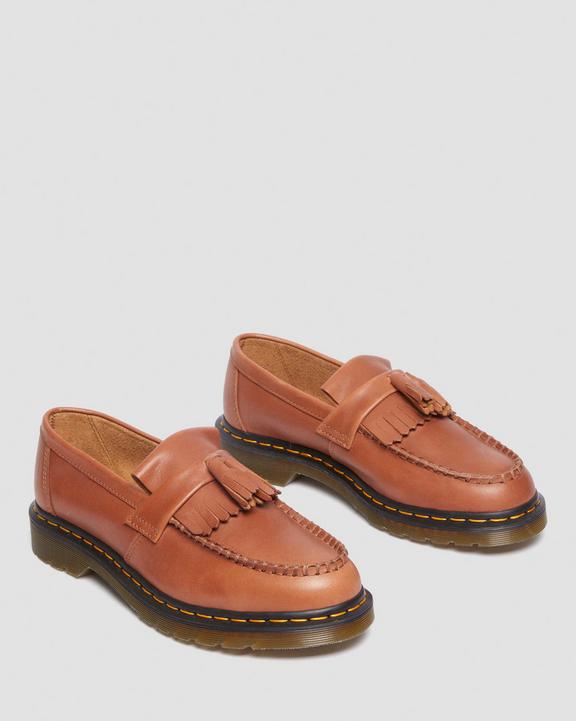 Adrian Carrara Leather Tassel Loafers