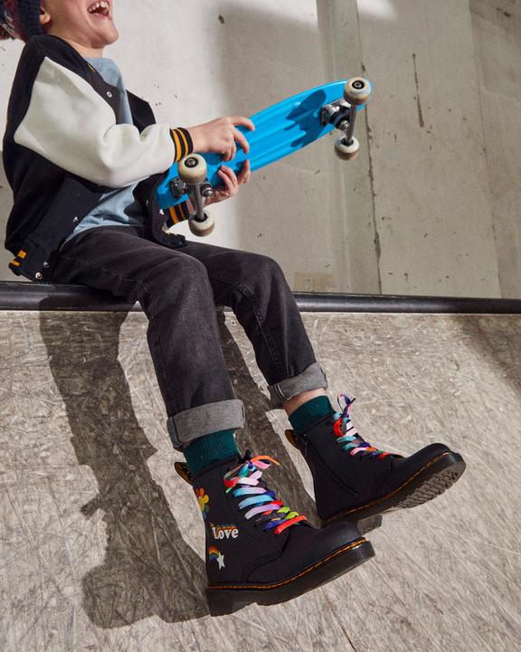 Junior 1460 For Pride Leather Lace Up Boots