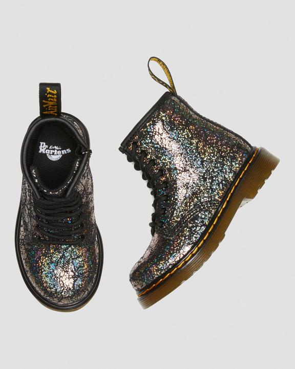 Toddler 1460 Crinkle Metallic Lace Up Boots