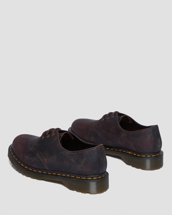 1461 Waxed Full Grain Leather Oxford Shoes