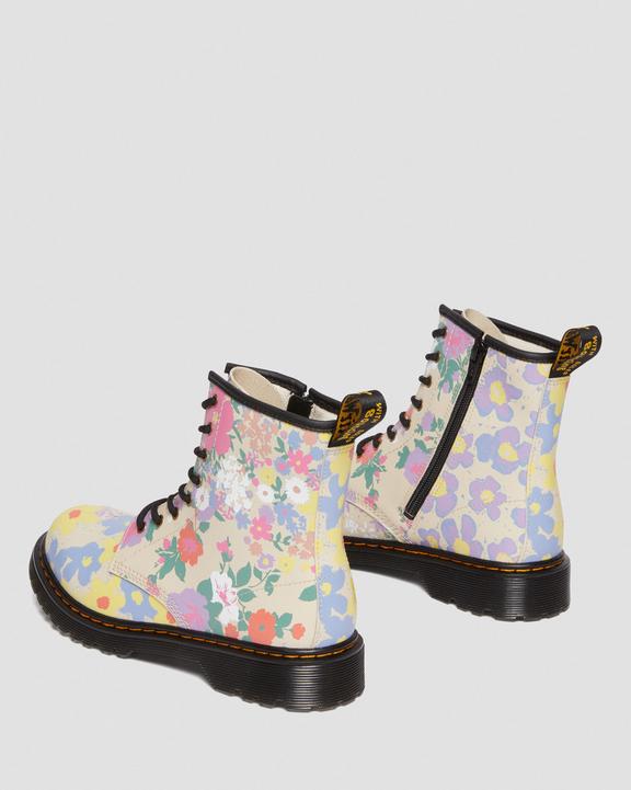 Youth 1460 Floral Mash Up Leather Lace Up Boots