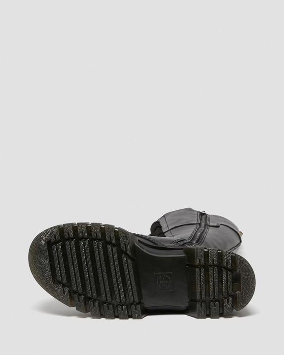 Audrick 20-Eye Leather Knee High Platform Boots