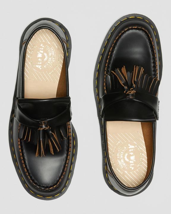 Adrian Made in England Quilon Leather Tassel Loafers