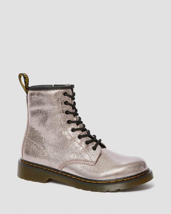 Youth 1460 Crinkle Metallic Lace Up Boots