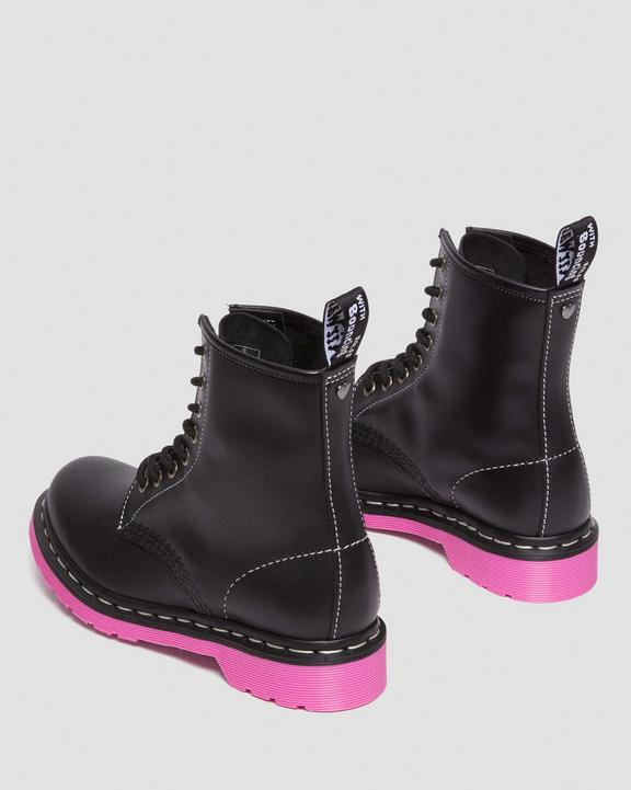 1460 Pink Sole Wanama Leather Jungle Zip Boots