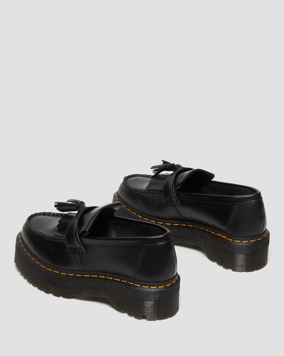 Adrian Leather Platform Tassel Loafers