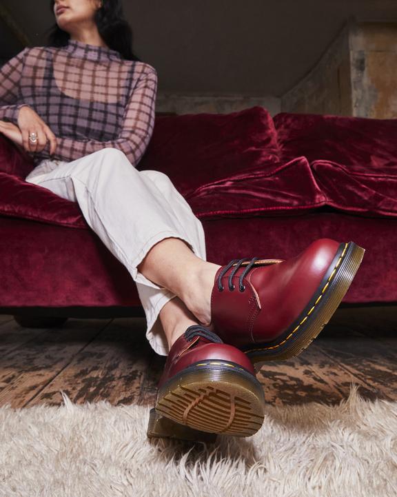 1461 Yellow Stitch Leather Oxford Shoes