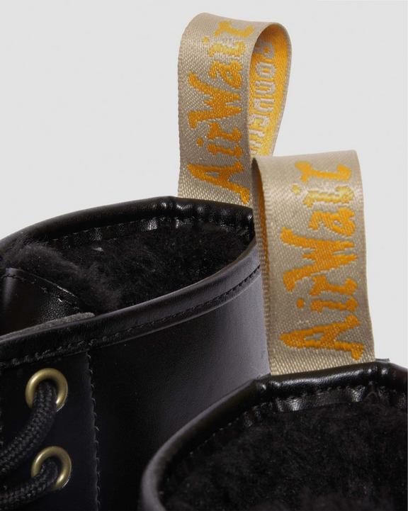 Vegan 1460 Faux Fur Lined Lace Up Boots