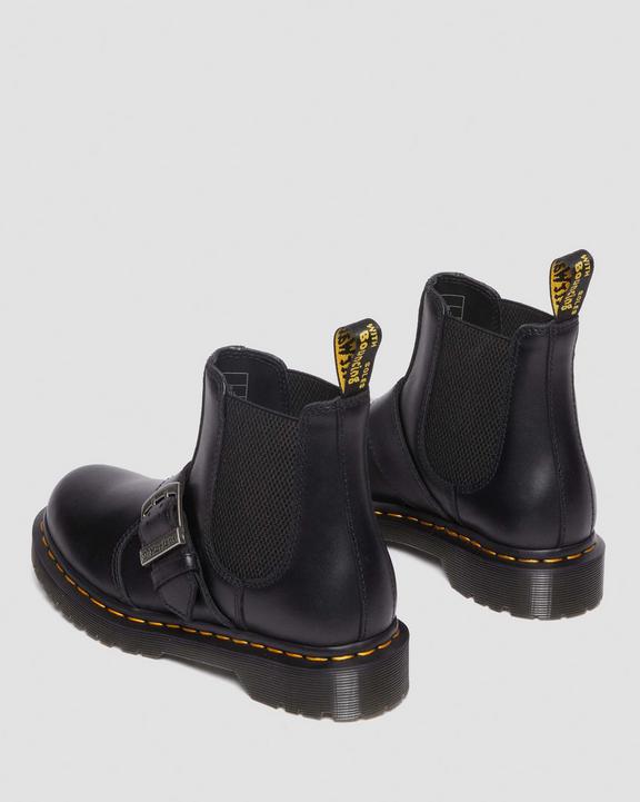 2976 Buckle Pull Up Leather Chelsea Boots