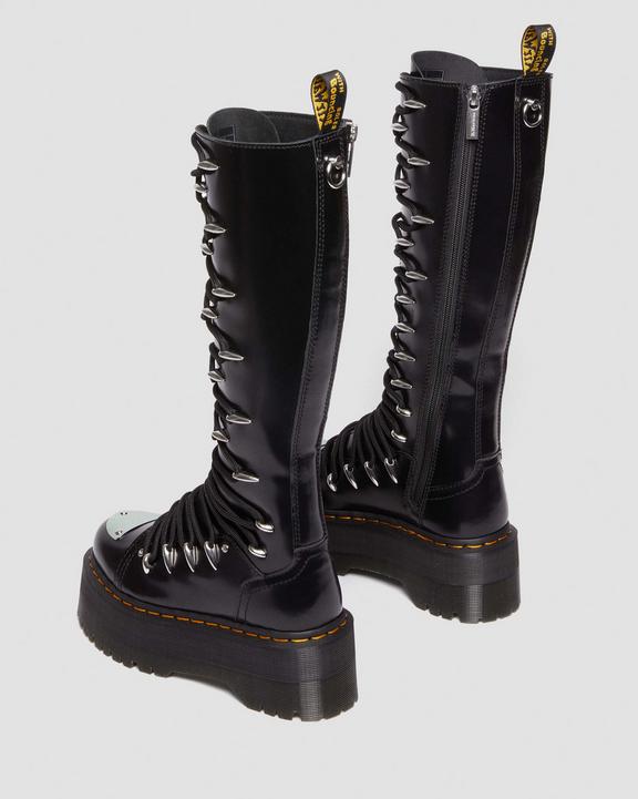 1B60 Max Lace Up Knee High Platform Boots