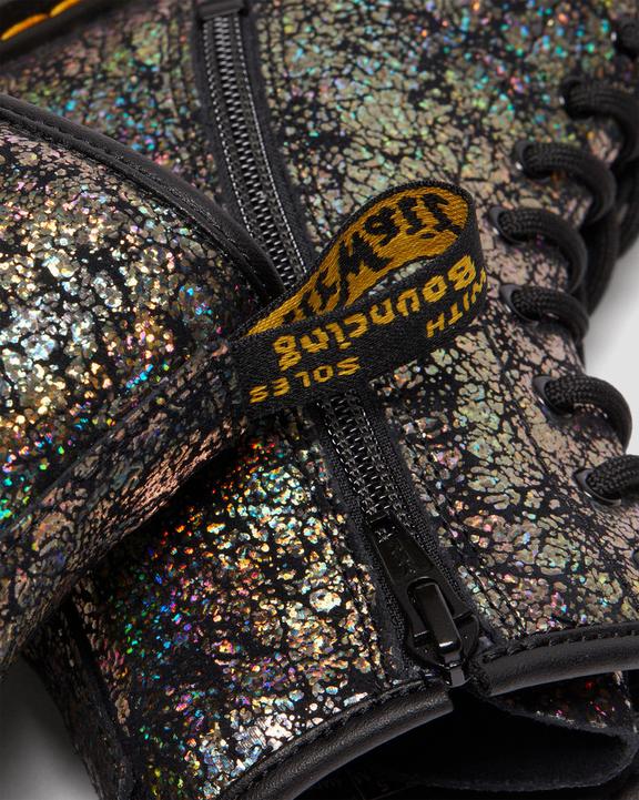 Youth 1460 Crinkle Metallic Lace Up Boots