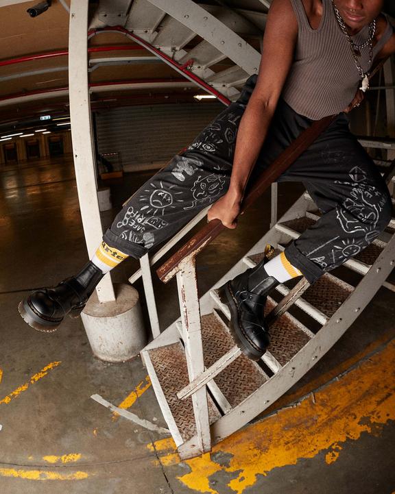 2976 Harness Leather Platform Chelsea Boots