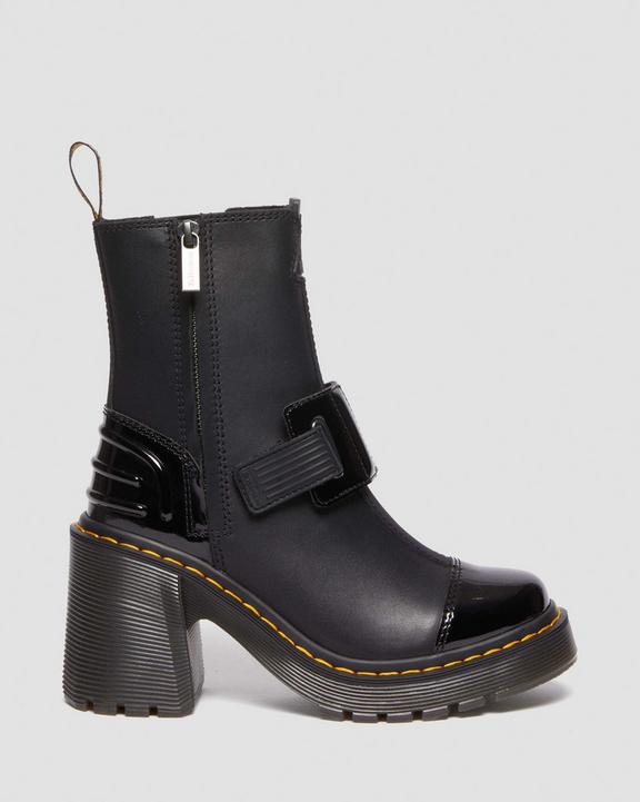 Gaya Alternative Leather Heeled Chelsea Boots