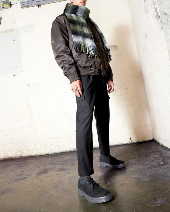 1461 Mono Milled Nubuck Leather Oxford Shoes