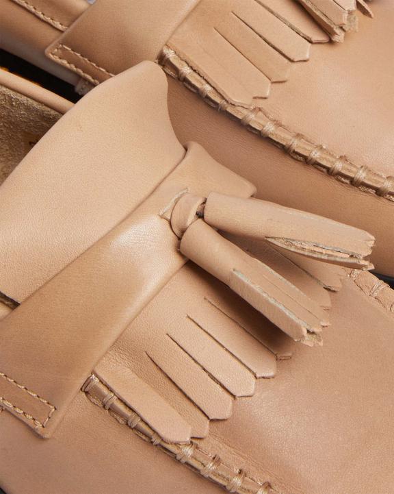 Adrian Carrara Leather Tassel Loafers