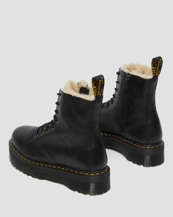 Jadon Boot Leather Faux Fur Lined Platforms