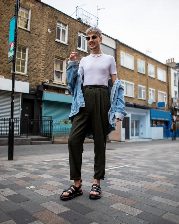 Soloman Men's Leather Strap Sandals