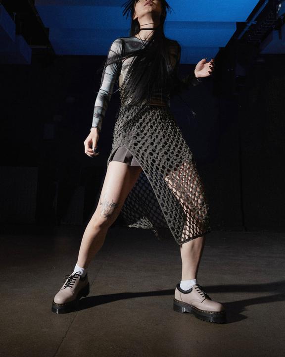 8053 Pisa Leather Platform Casual Shoes