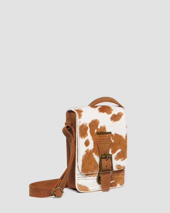 Hair-On Cow Print Vertical Crossbody Bag