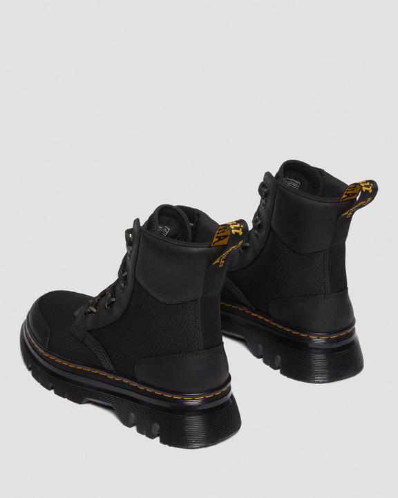 Tarik Leather & Nylon Utility Boots