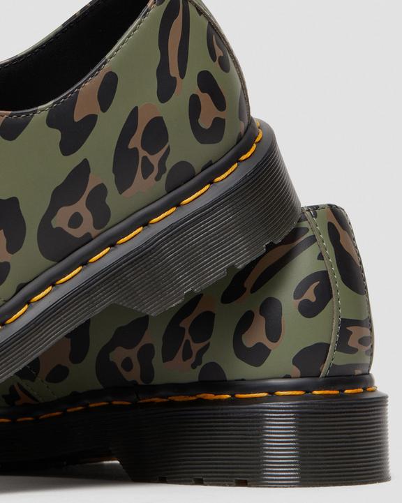 1461 Distorted Leopard Print Oxford Shoes