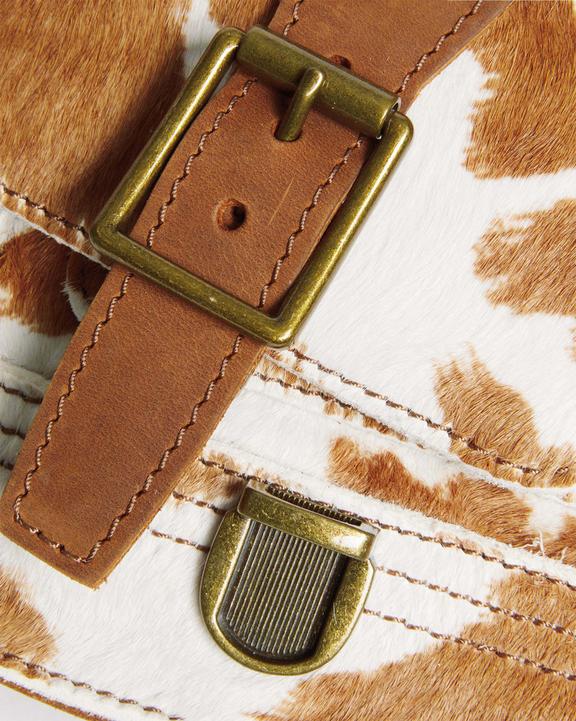 Hair-On Cow Print Vertical Crossbody Bag