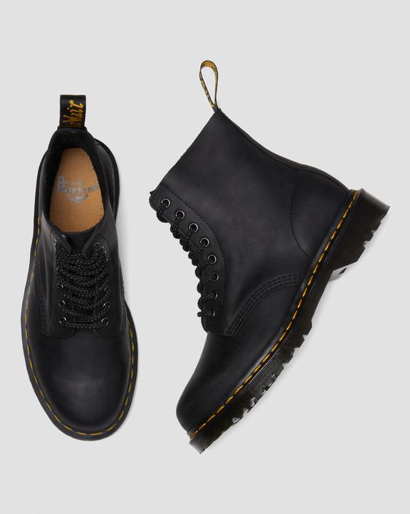 1460 Pascal Waxed Full Grain Leather Lace Up Boots