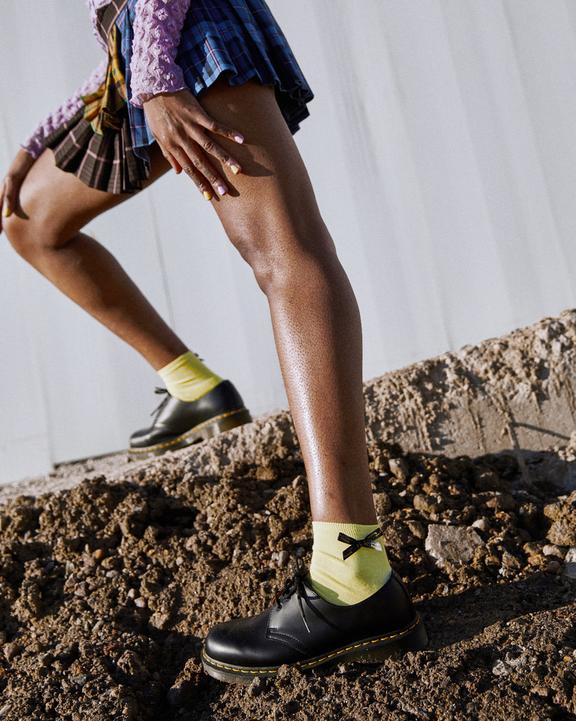 Ankle Bow Organic Cotton Blend Socks