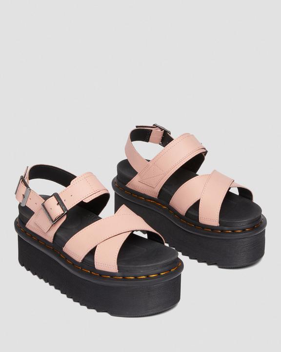 Voss II Athena Leather Strap Platform Sandals