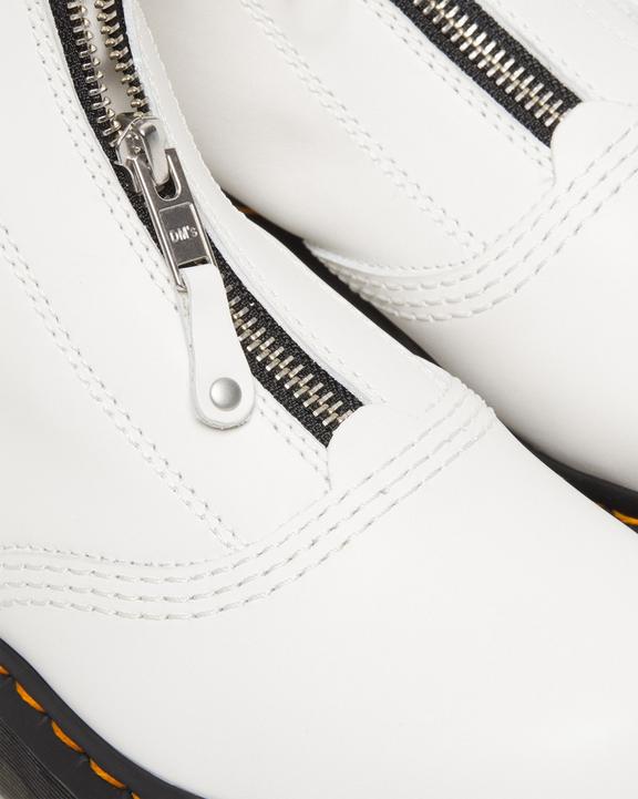 Jetta Zipped Sendal Leather Platform Boots