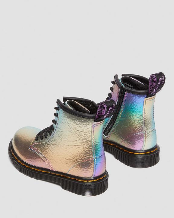 Toddler 1460 Rainbow Crinkle Leather Lace Up Boots